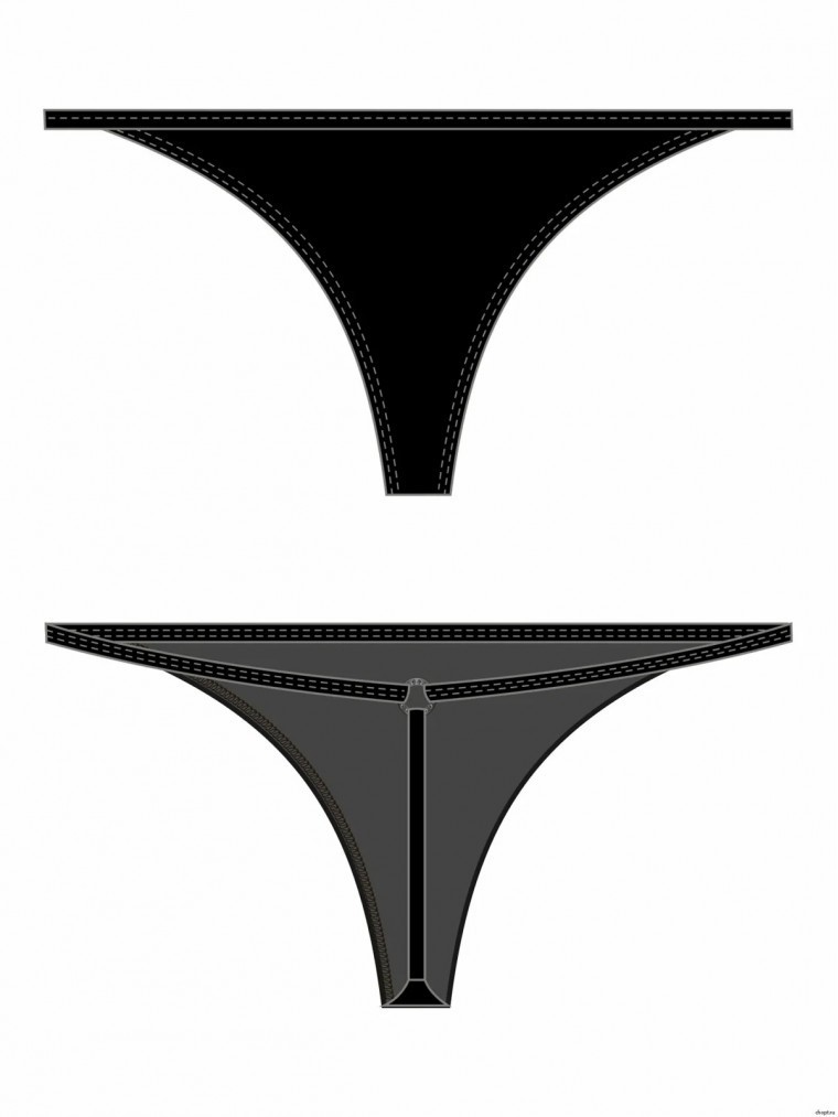 

Нижняя часть купальника стринги Charmante WCG 022010 М Черная