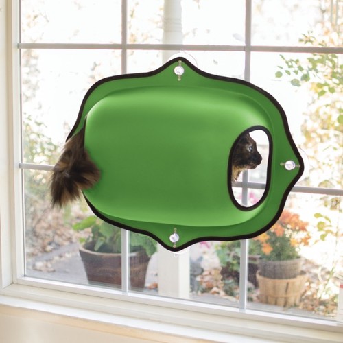 

Спальное место-домик на окно для котов EZ Mount Window Pod K&H Pet Products 60х20х51 см BGL-KH-02