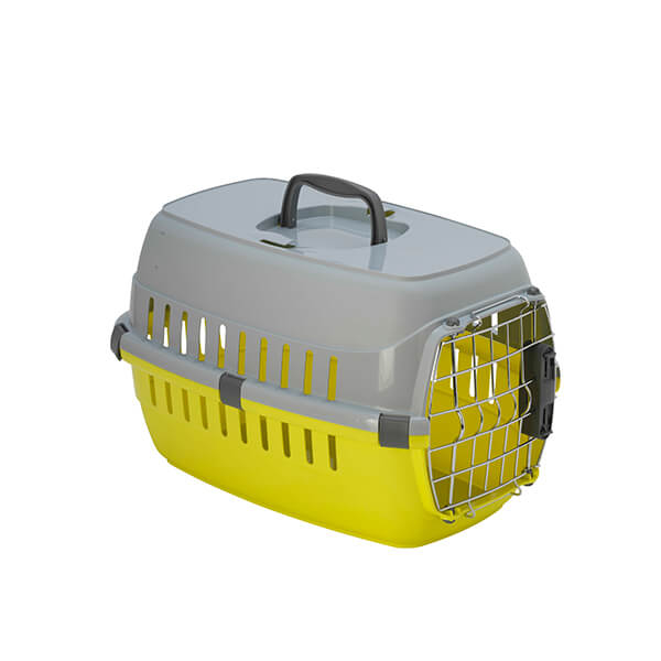 

РОУД-РАННЕР 1 переноска для собак и кошек, с металлической дверью IATA лимонный Moderna BGL-MD-222