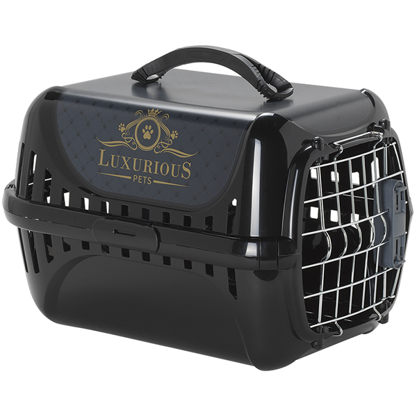 

Переноска для котов c металлической дверцей и замком 50х32х34.5см Trendy Runner luxurious pets Moderna BGL-MD-311