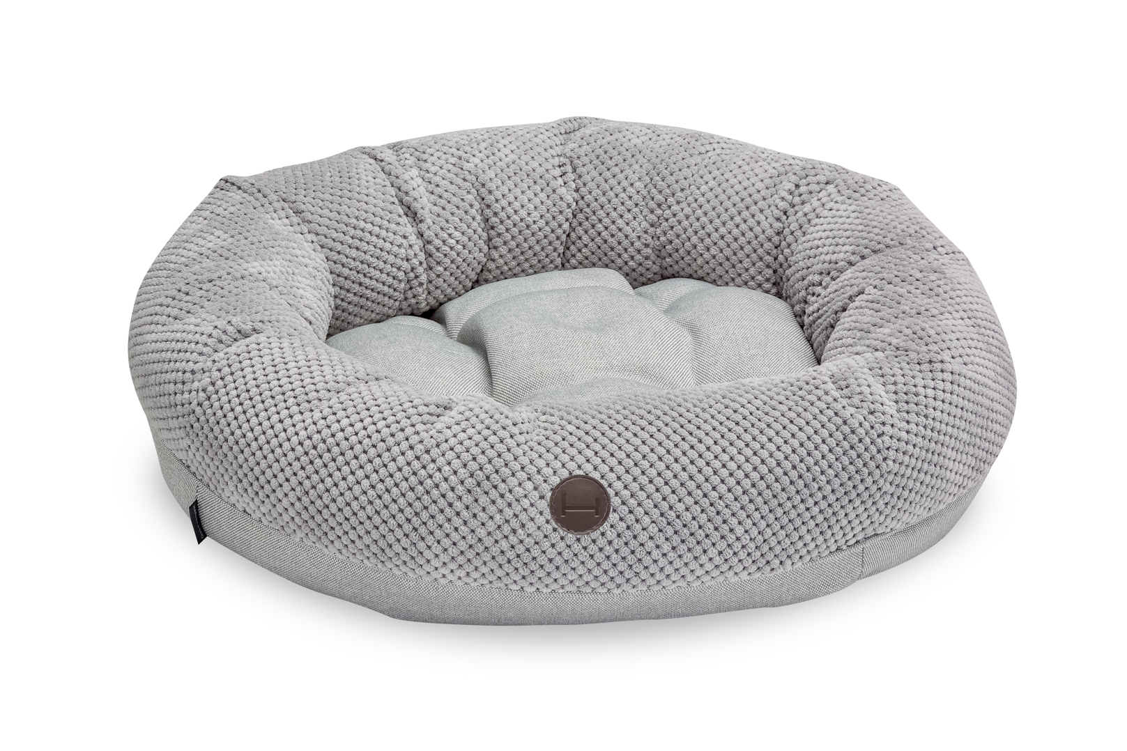

Овальный лежак серебристый Bagel Silver S (60х50 см) Harley & Cho BGL-HL-17-4