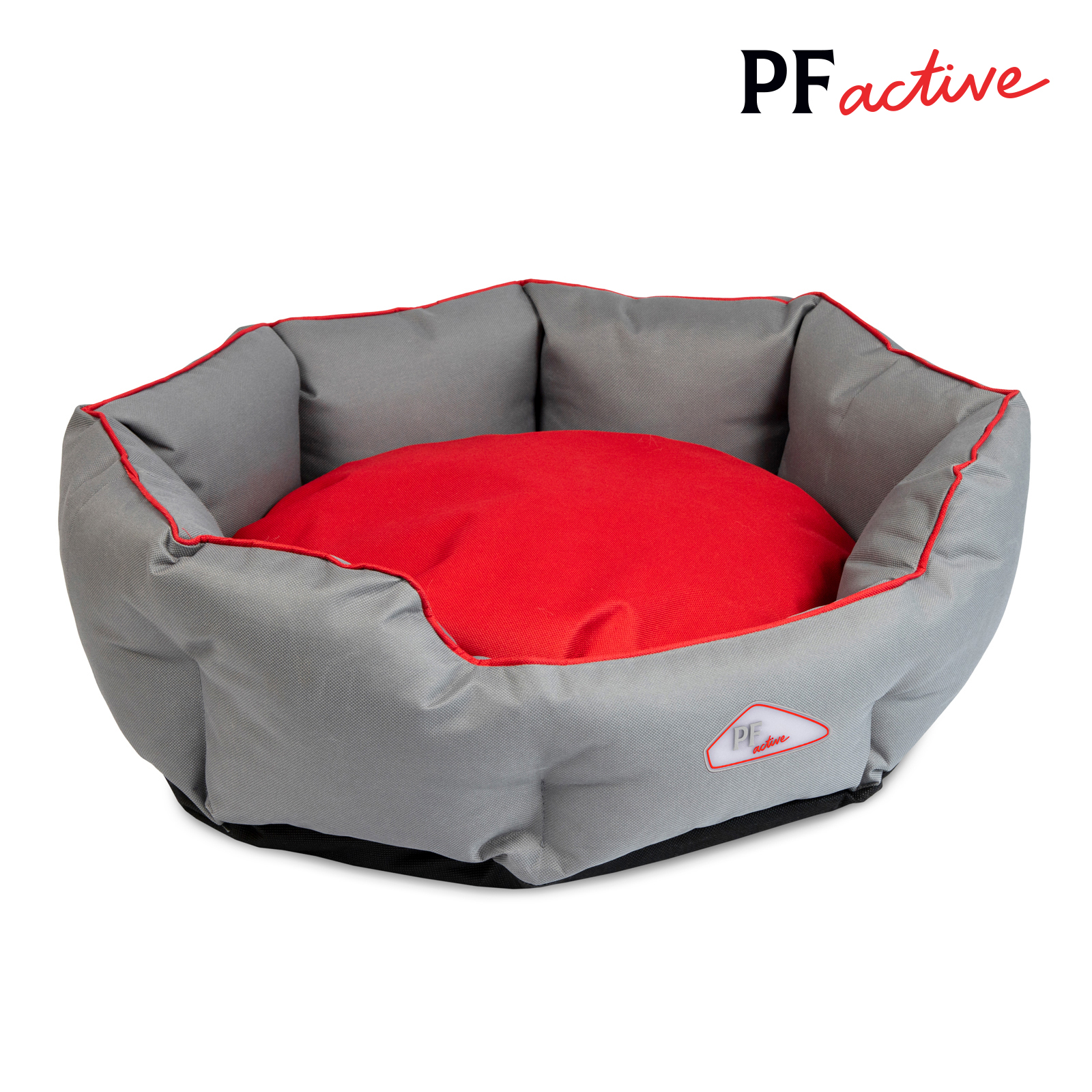 

Лежанка для собак BOSPHORUS 60 x 53 x 18 см серо-красный Pet Fashion BGL-PF-1094