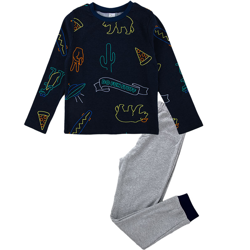 

Пижама для мальчика SMIL (2522334721147051) 110 см рисунок на темно-синем