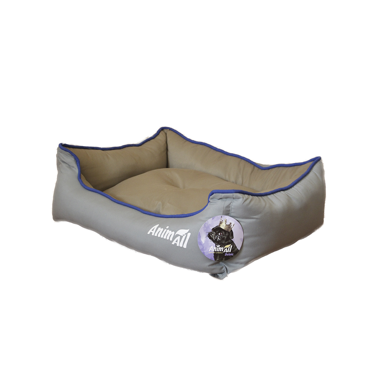 

Лежак для собак серо-голубой AnimAll Nena L 65 x 51 x 18 см AnimAll BGL-AL-94