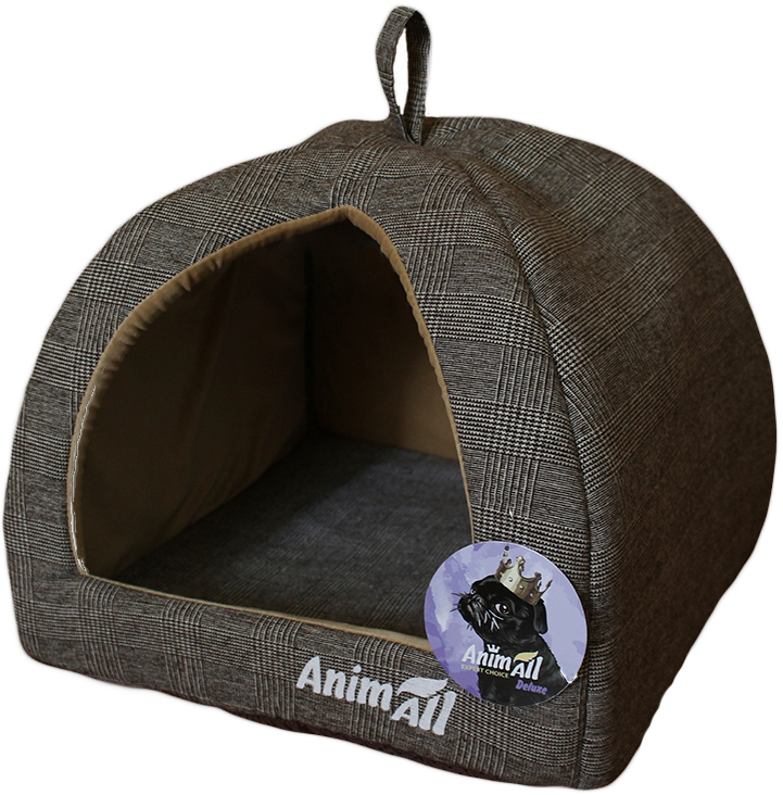 

Домик для собак и кошек светло-серый AnimAll Darling M 41 x 41 x 32 см AnimAll BGL-AL-74