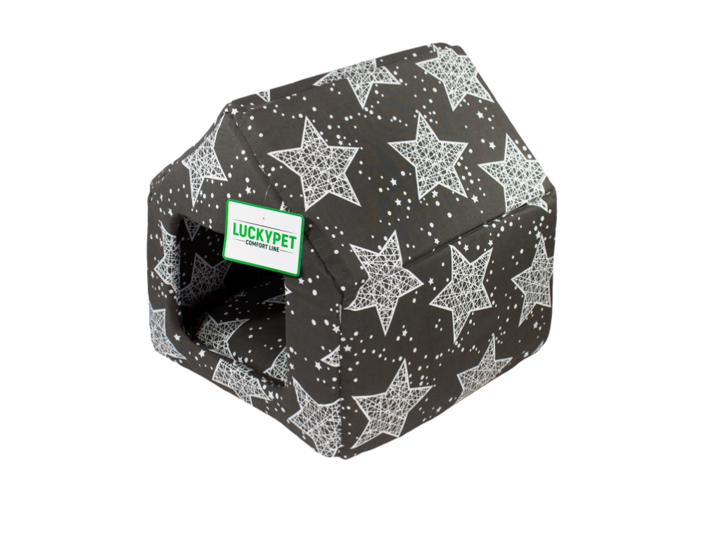 

Домик №1 для собак и котов Джеси Серый Lucky Pet 30х33х33 см Lucky Pet BGL-LP-77