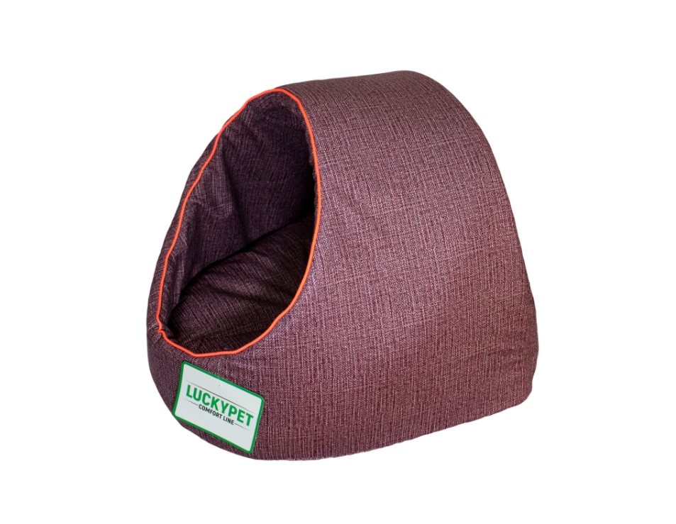 

Будка №2 для собак и котов Алиса фиолет/кориневый Lucky Pet 41х42х37 см Lucky Pet BGL-LP-107