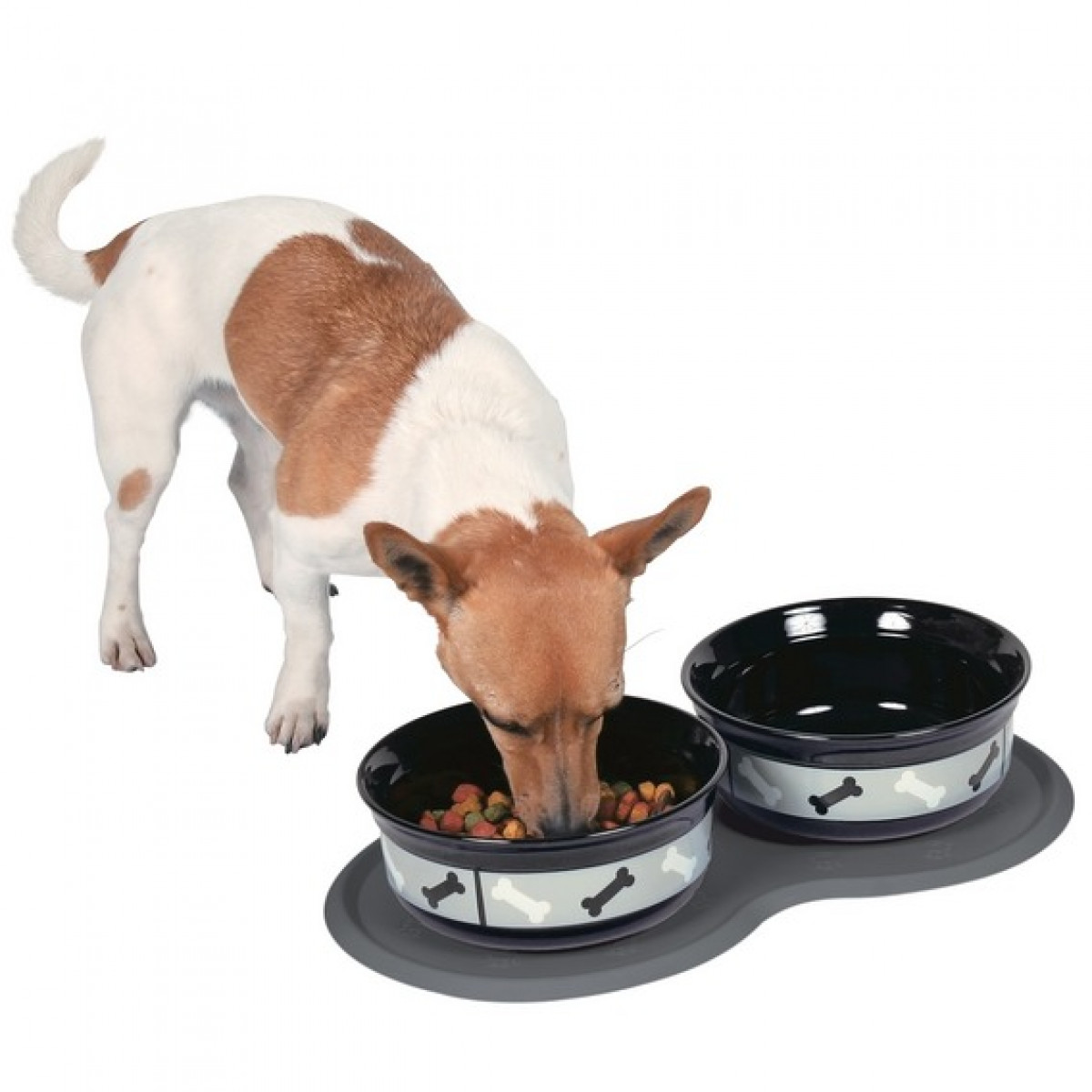 

Place Mat Резиновый коврик под миску для собак и кошек 45x25 см Ø 21 см Trixie BGL-TX-579