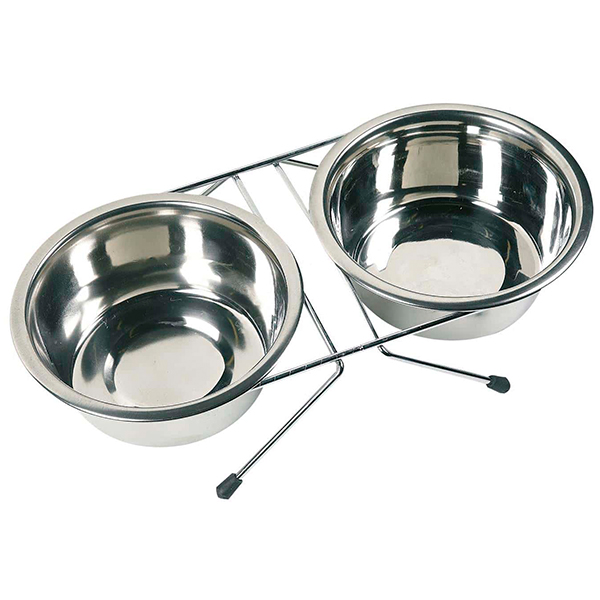 

Миски для собак и кошек Dinner Set Ø 2 х 22 см - 3 л Flamingo BGL-KF-372