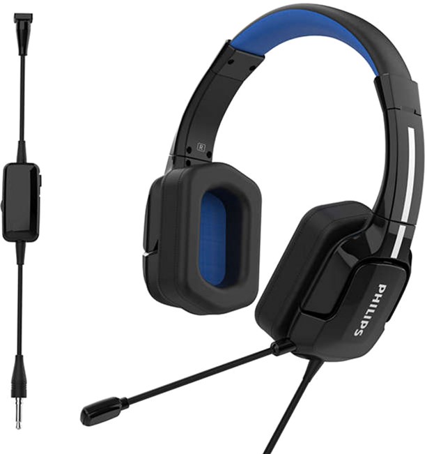 

Наушники Philips Gaming TAGH301 3.5 мм (TAGH301BL/00)