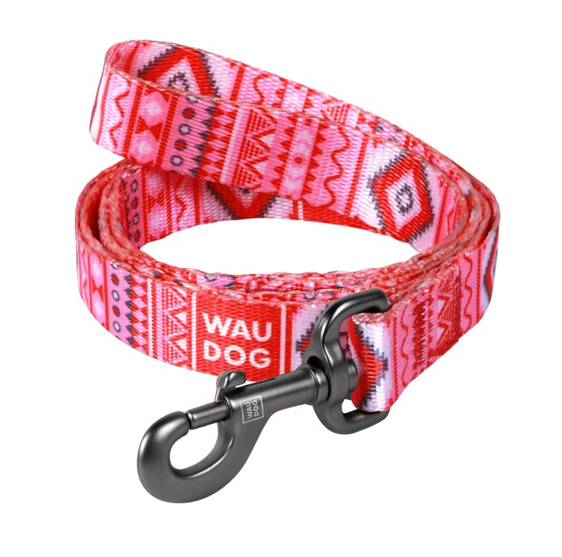 

Поводок для собак с рисунком Этно красный Nylon WAUDOG ш. 20 мм, дл. 122 см WAUDOG BGL-WD-2196