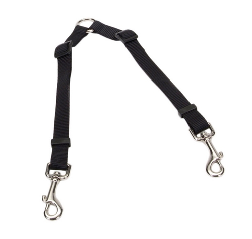 

Поводок-спарка для собак черный 2 Dog Adjustable Coupler дл. 46-61 см - ш. 1 см Coastal BGL-CS-612