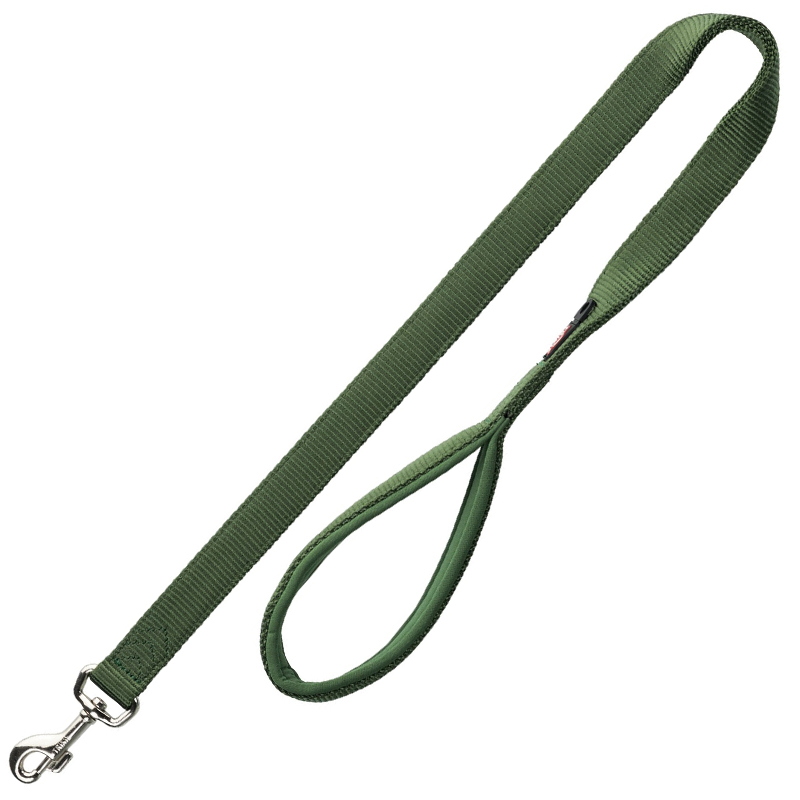 

Поводок для собак оливковый Premium Leash 1.00 м/25 мм Trixie BGL-TX-1189