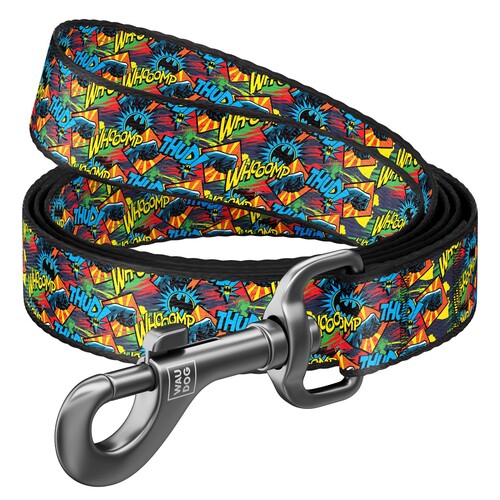

Поводок для собак с рисунком бэтмен яркий WAUDOG Nylon ш. 20 мм, дл. 122 см WAUDOG BGL-WD-4896