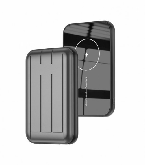 

Внешний аккумулятор с беспроводной зарядкой MagSafe Wireless Charger Power Bank 5000mAh (Серый)