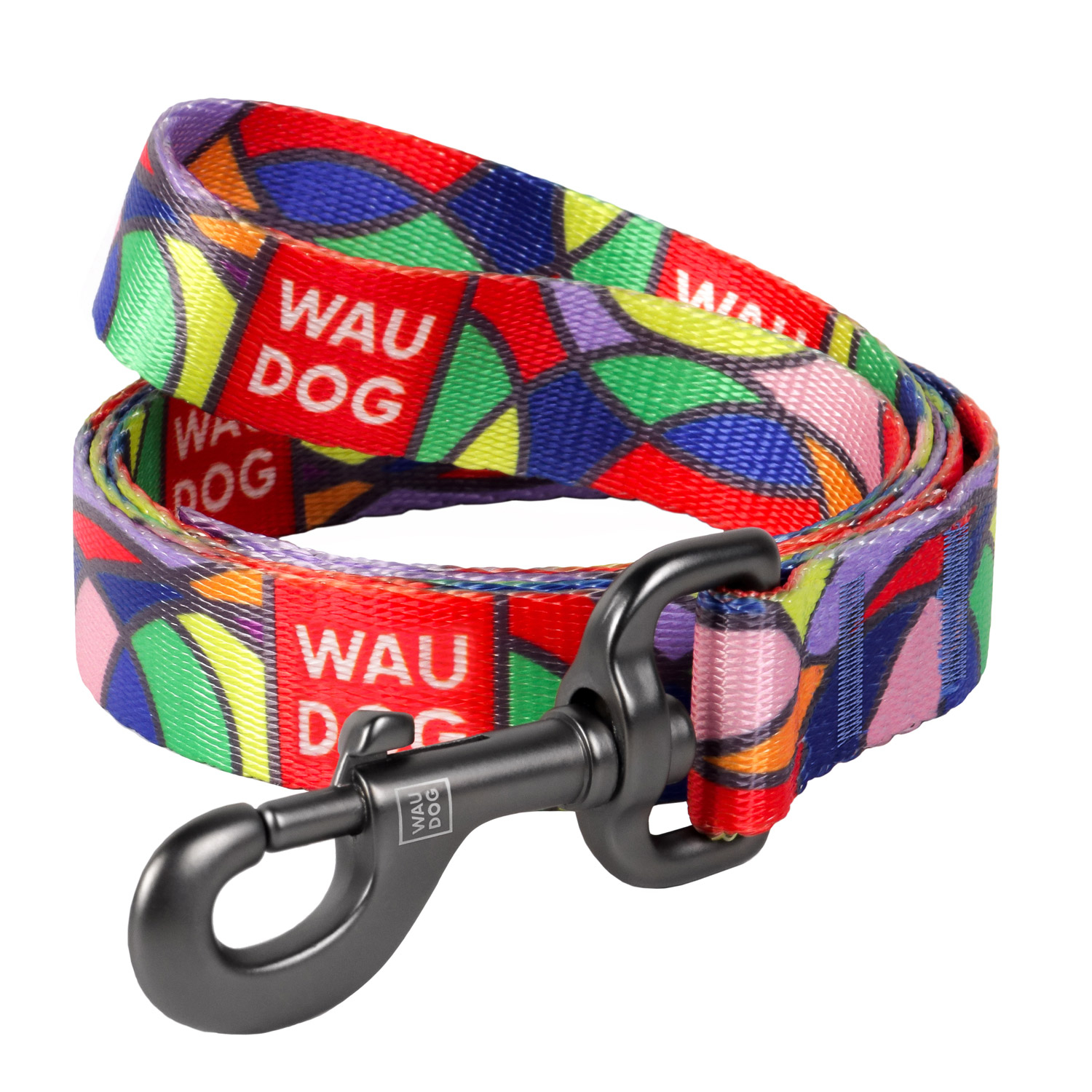 

Поводок для собак с рисунком Витраж Nylon WAUDOG ш. 25 мм, дл. 122 см WAUDOG BGL-WD-2217