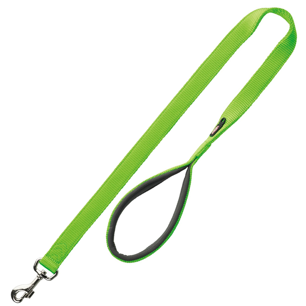 

Поводок для собак ярко-зелёный Premium Leash 1.20 м/15 мм Trixie BGL-TX-1251
