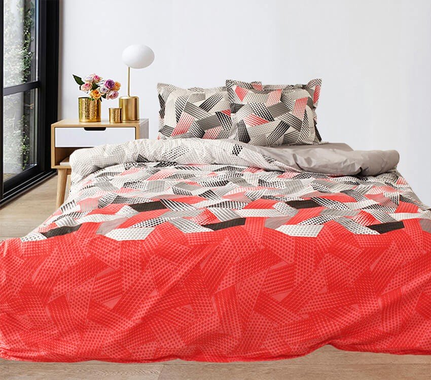 

Комплект постельного белья ранфорс TAG G6798/2 Евро макси