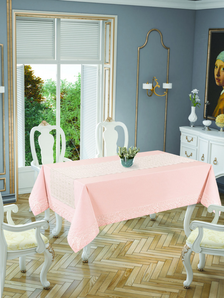 

Скатерть Tabe Joie Collection Pink 160x220 14003346