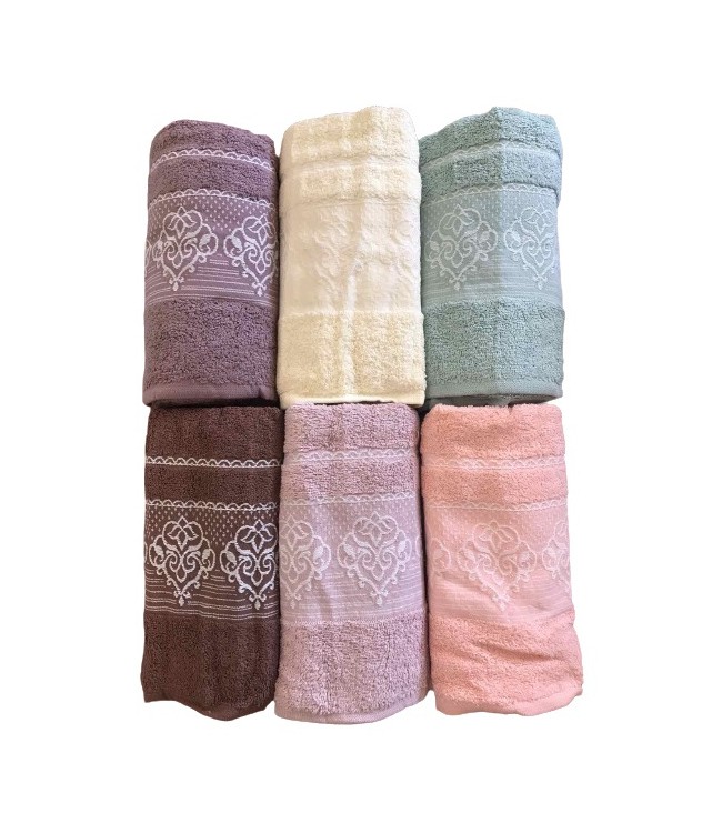 

Набор махровых полотенец Gulcan Cotton Petra 70*140 (6 шт.) ts-02697