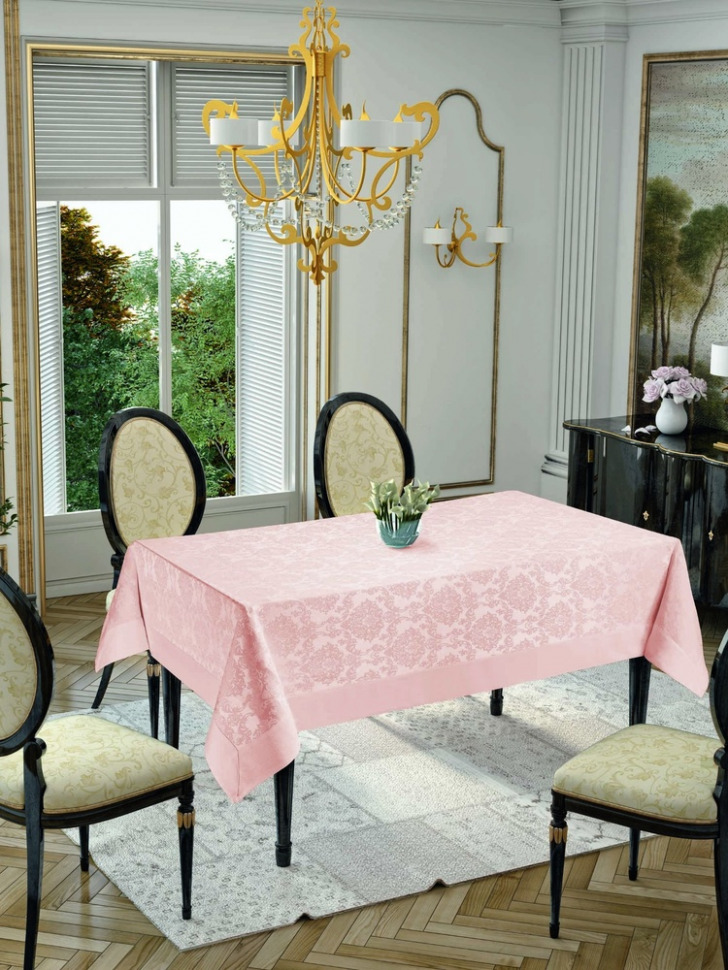 

Скатерть Jackline Damascus Pink 9940-9 160x220 14003374
