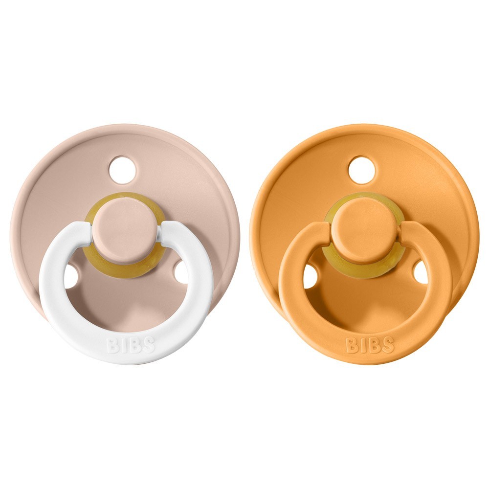 

Пустышка BIBS Apricot+Blush Night 0-6 мес. 2 шт.