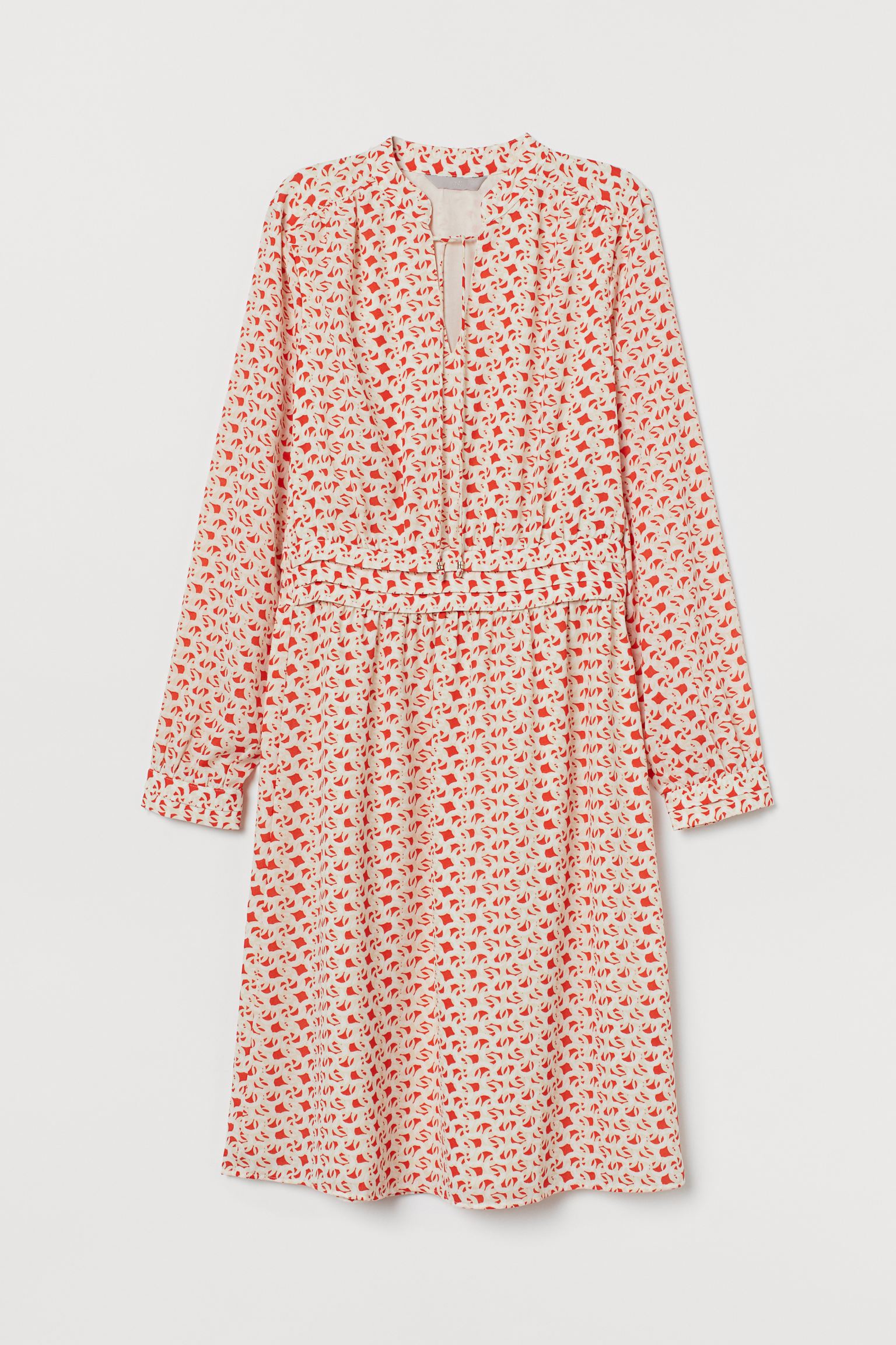 

Платье H&M  молочный узор 1012789147, Платье H&M 40 молочный узор 1012789147