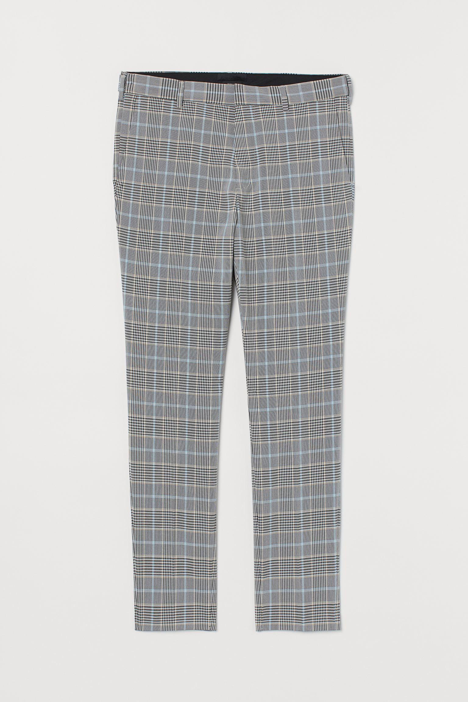 

Брюки H&M  серый клетка 1112843465, Брюки H&M 34 серый клетка 1112843465