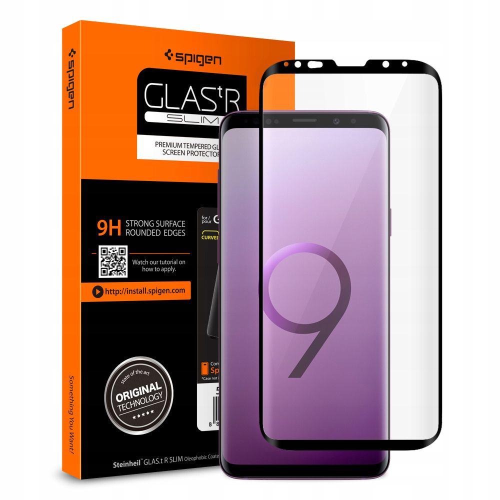 

Защитное стекло Spigen для Samsung Galaxy S9 Plus Full Cover, Black