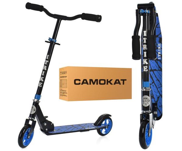 

Двухколесный самокат iTrike SR 2-039-8-BL, Синий