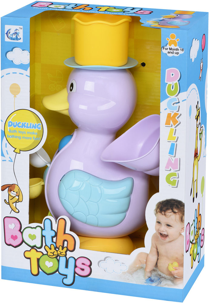 

Игрушка для ванной Same Toy Duckling Водяная мельница-утка на присосках фиолетовая (3302Ut)