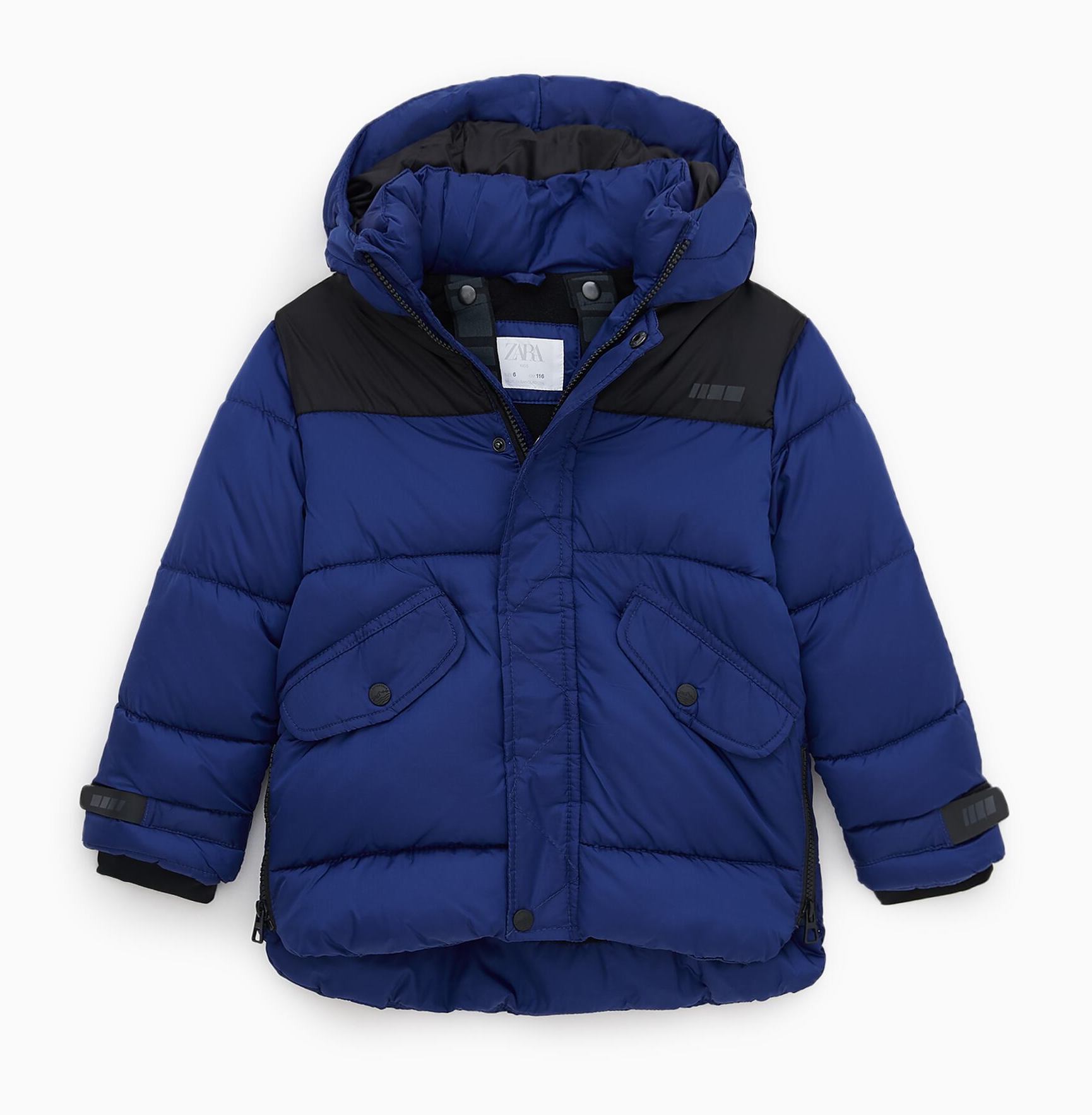 

Куртка для мальчика зима Zara 152 размер синяя 5992772
