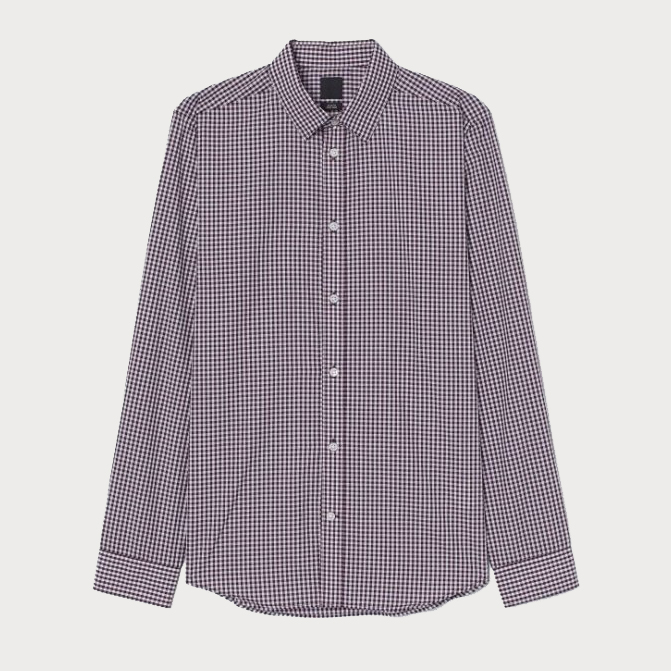 

Рубашка H&M 60781758  Бордовая, Рубашка H&M 60781758 XS Бордовая