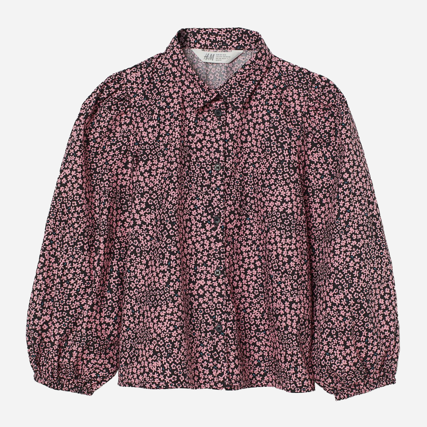 

Блуза H&M 060925542 158 см Фиолетовый/Черный
