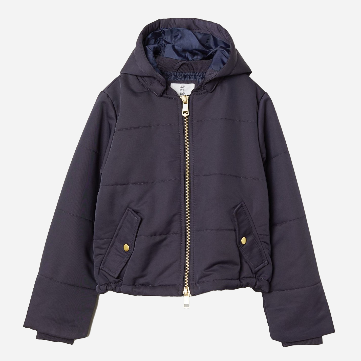 

Зимняя куртка H&M 060648792 140 см Темно-синяя