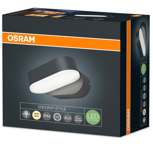 

Бра уличное OSRAM LED Endura Spot 8W 3000К 570LM IP44 (11934461)