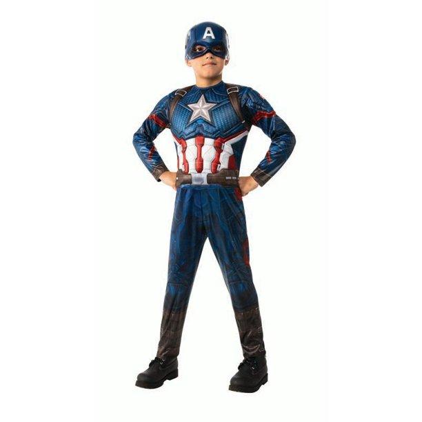 

Детский Костюм с Маской Капитан Америка 4-6лет Marvel Costume Captain America Rubies 700810S