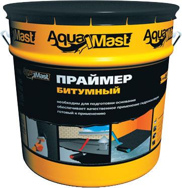 

Праймер гидроизоляционный ТехноНИКОЛЬ AquaMast битумный, 18 л (IG7000715)