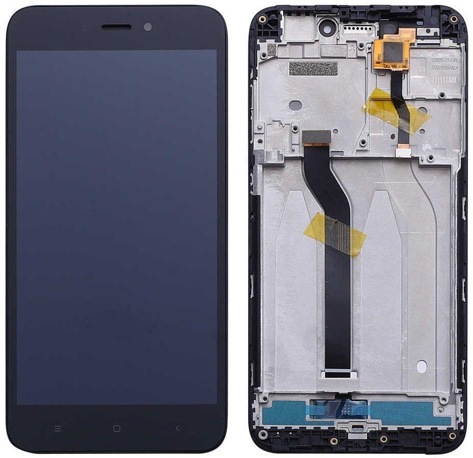 

Дисплей для Xiaomi Redmi Go с сенсором и рамкой, черный High copy
