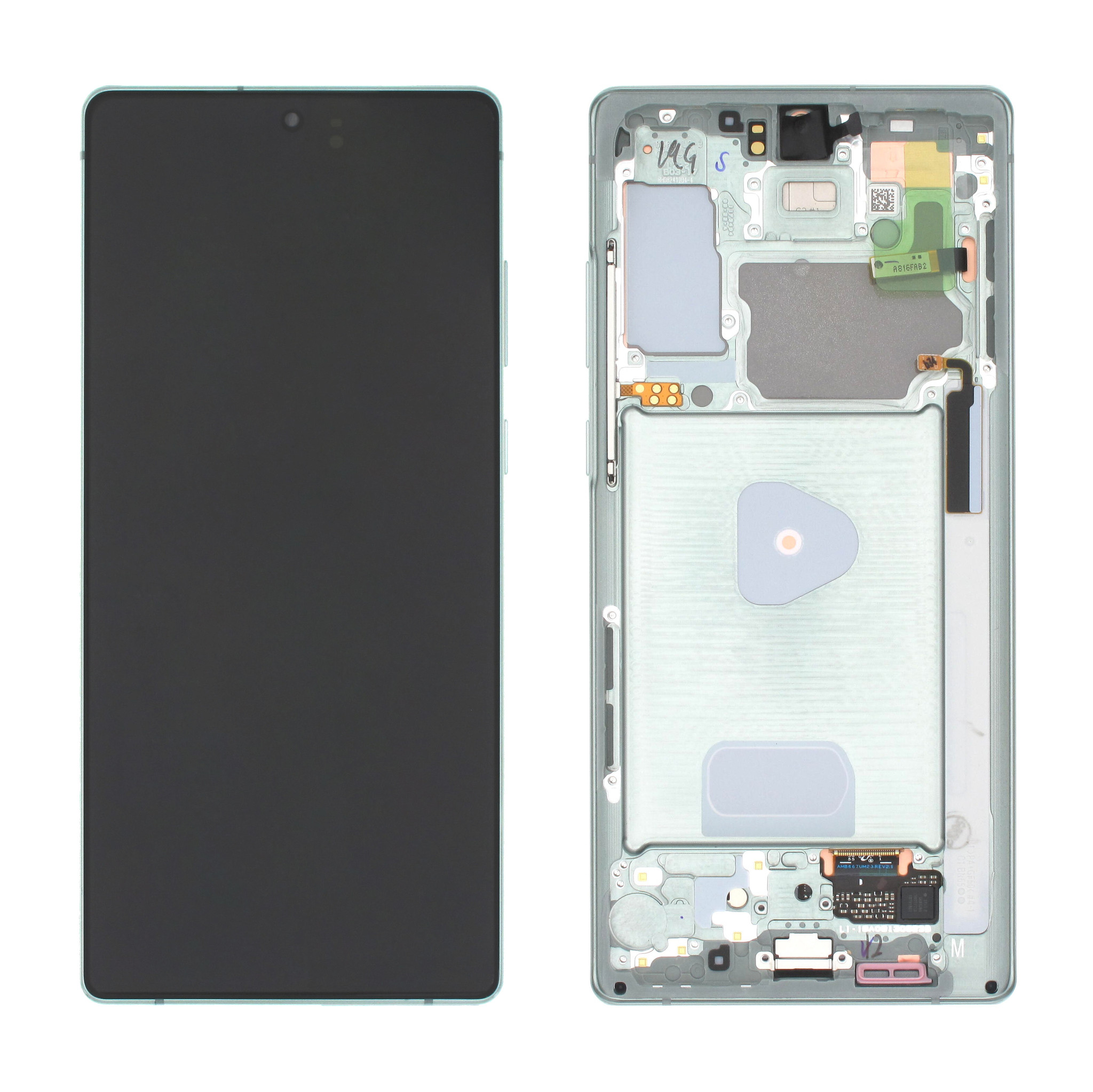 

Дисплей для Samsung Note 20 N980 Green GH82 23495C с рамкой Service Original