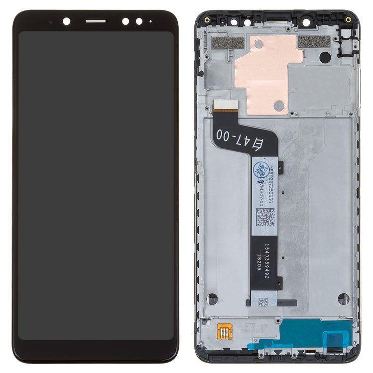 

Дисплей для Xiaomi Redmi Note 5 с сенсором, черный с рамкой High copy