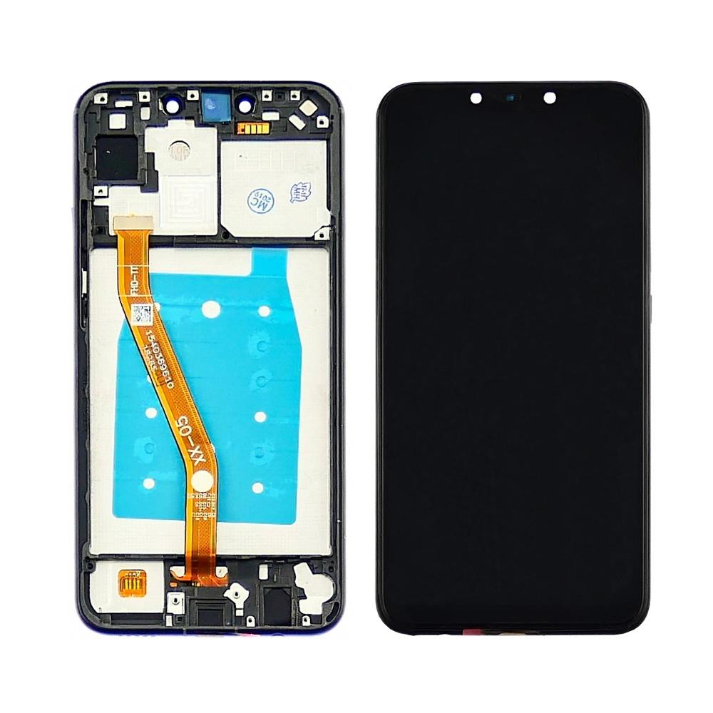 

Дисплей для Huawei P Smart Plus Nova 3i с сенсором и рамкой, черный High copy