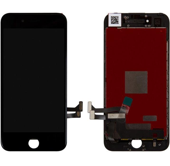 

Дисплей iPhone 7 (4.7") Black Original 100% с рамкой (восстановленное стекло)