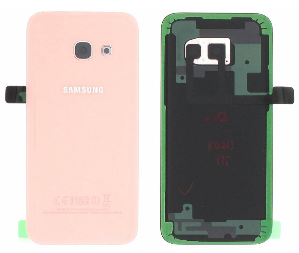 

Задняя крышка для Samsung A320 (A3 2017) Pink, GH82-13629D Service Original