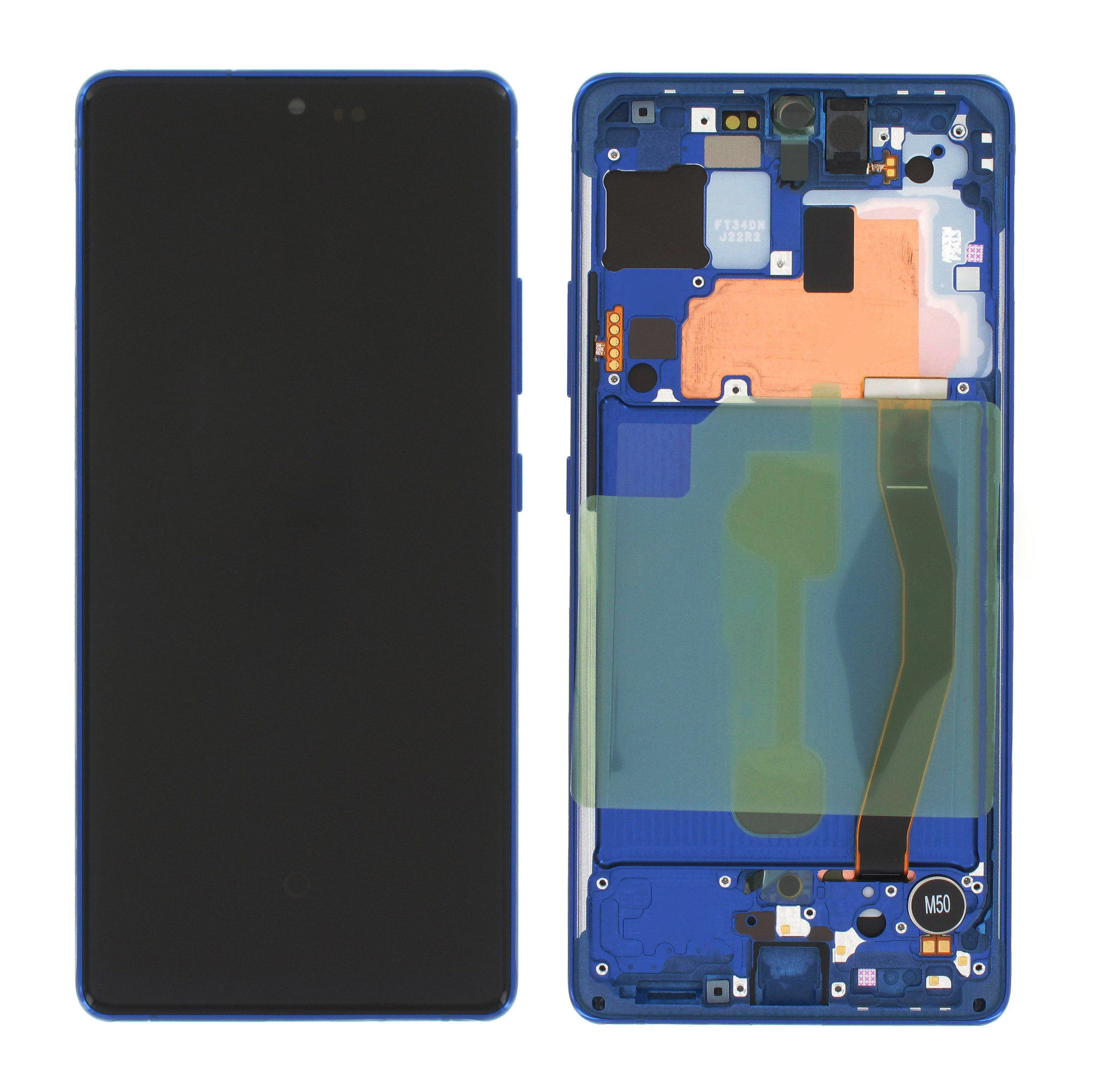 

Дисплей для Samsung S10 Lite G770 Blue GH82 21992C с рамкой Service Original