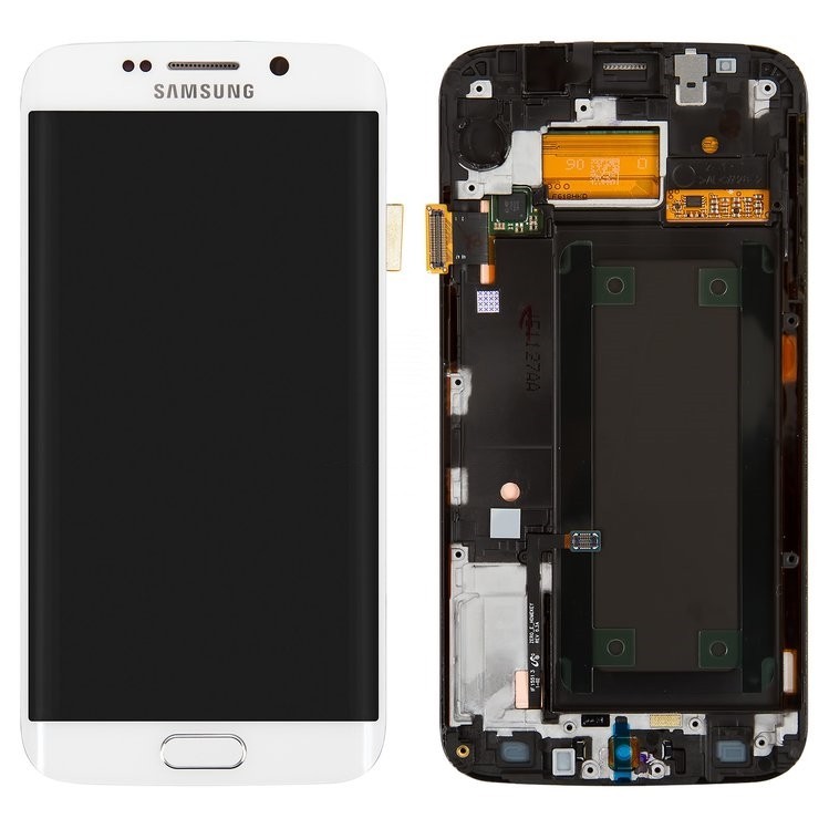 

Дисплей для Samsung S6 Edge G925 White GH97 17162B с рамкой Service Original