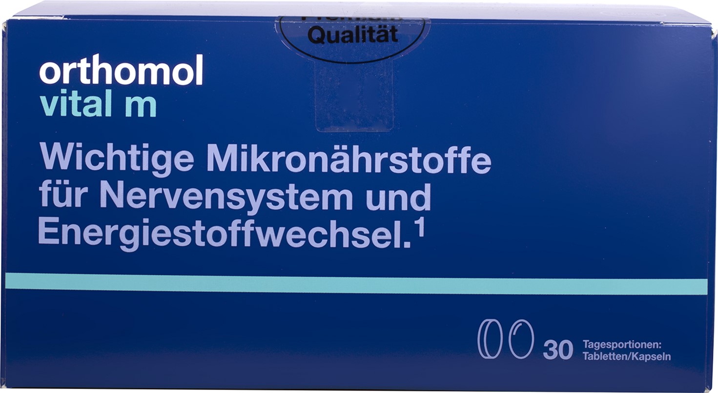 

Витамины и минералы Orthomol Vital M капсул. (для мужчин) 30 дней (1319778)