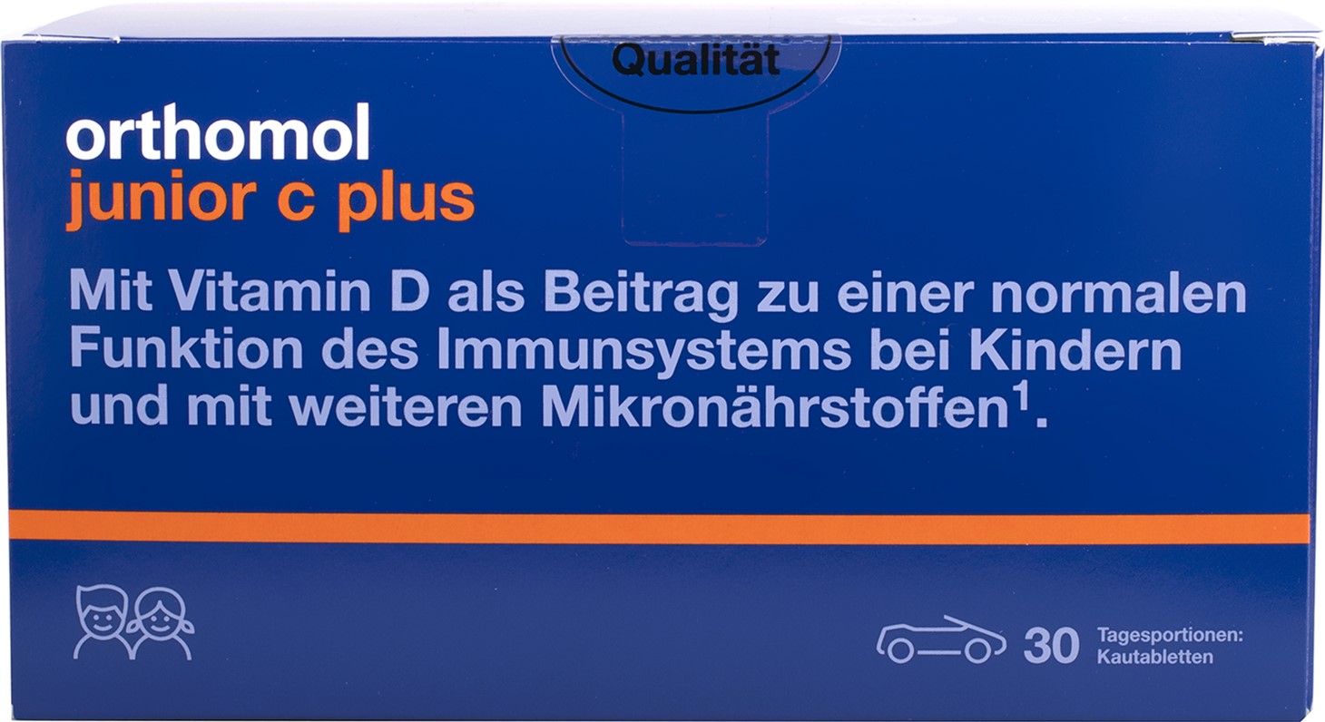 

Витамины и минералы Orthomol Junior жевательные машинки (для иммунитета Вашего ребенка) 30 дней (апельсин) (10013630)