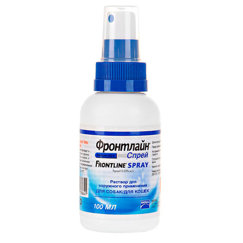 

Фронтлайн Спрей от блох и клещей Frontline spray 100 мл BGL-FN-06