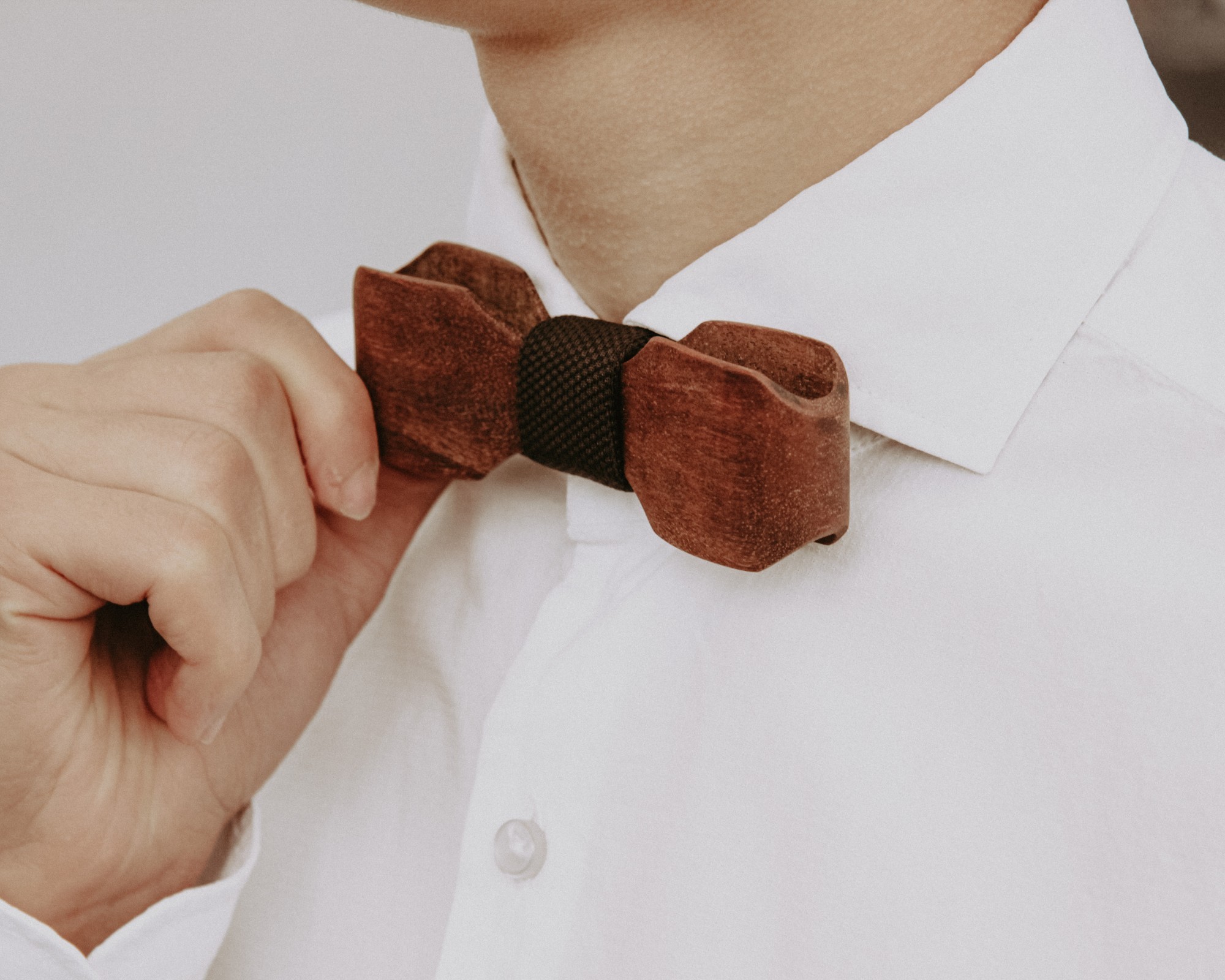

Галстук-бабочка из натурального дерева HandMade 011